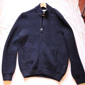 Barbour Men's Wool Sweater - Full Zip - XL